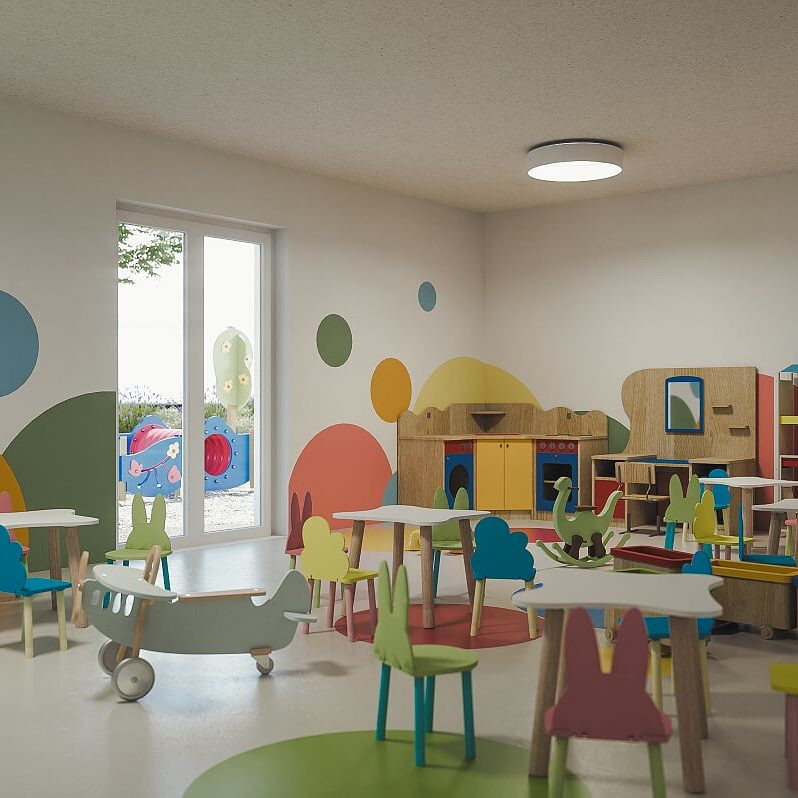 Djeca u učionici vrtića Bambini